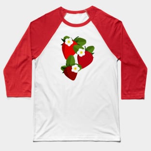 Strawberries and blossoms Baseball T-Shirt